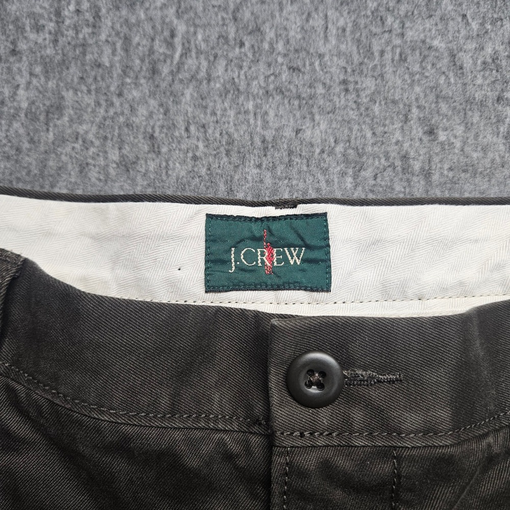 J.Crew Oarsmen Broken-In Straight Pants Mens 38x32 Brown Chino Trousers Cotton - Picture 2 of 10